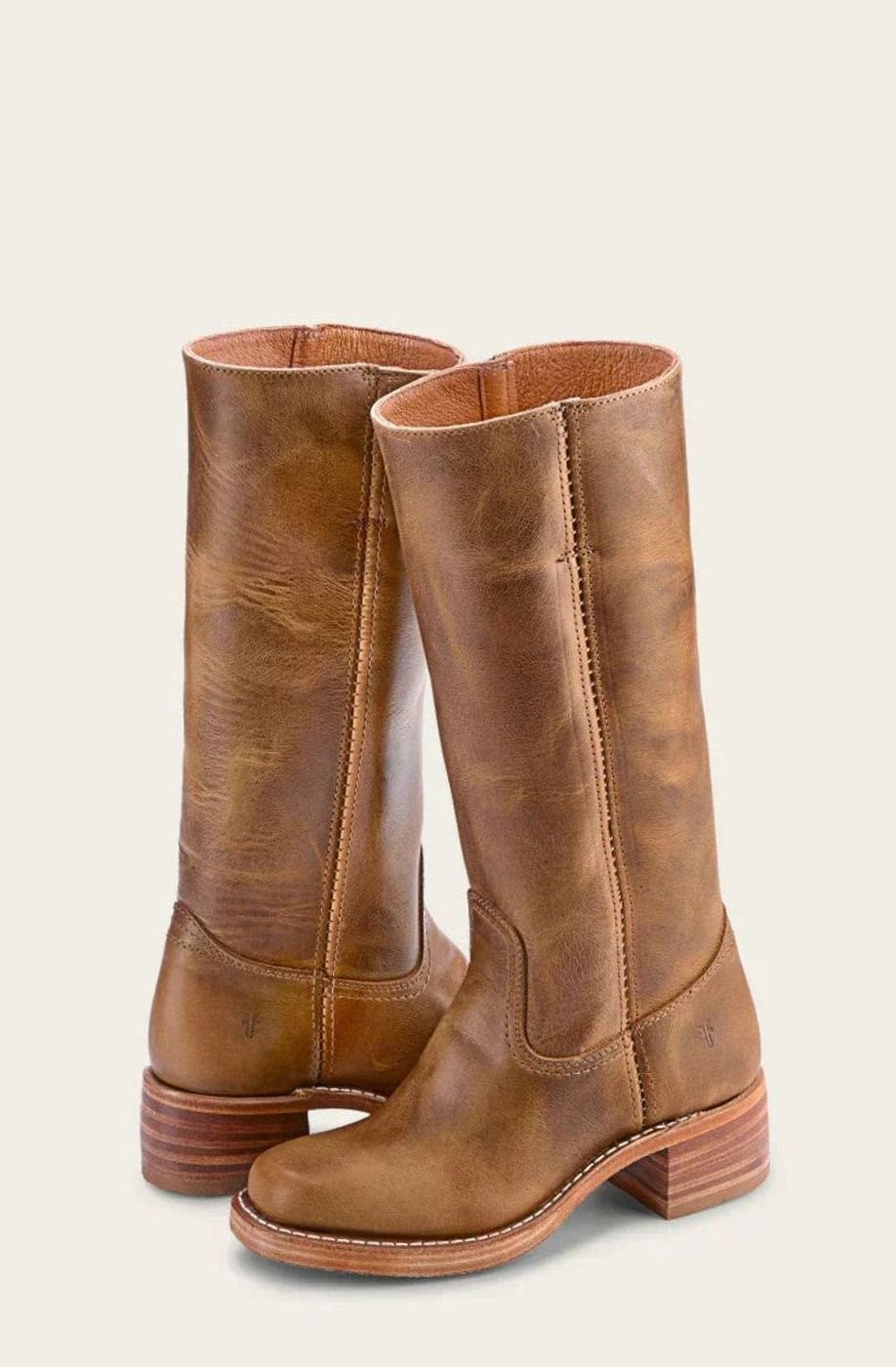 Anastasia | Women's Leather Look Mid Calf Western Boots