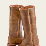 Anastasia | Women's Leather Look Mid Calf Western Boots
