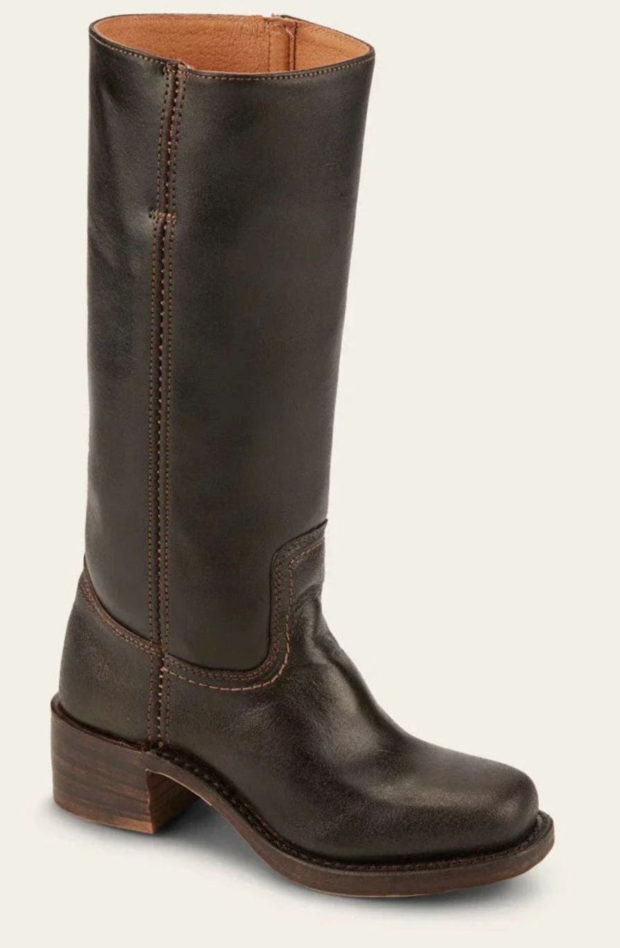 Anastasia | Women's Leather Look Mid Calf Western Boots