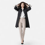 Greta | Women's Double Breasted Wool Blend Trench Coat