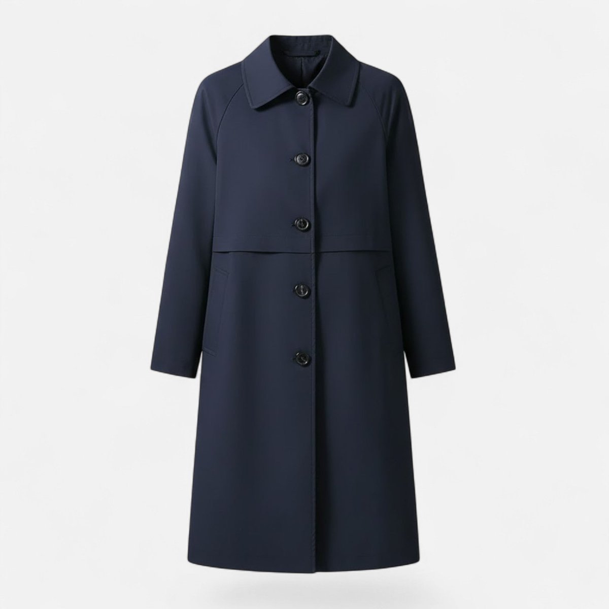 Greta | Women's Double Breasted Wool Blend Trench Coat