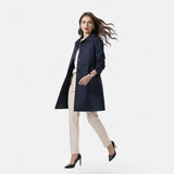 Greta | Women's Double Breasted Wool Blend Trench Coat