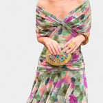 Stephanie | Women's Off Shoulder Ruched Maxi Cocktail Dress