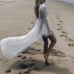 Claudia | Women's Flared Sleeve Maxi Tunic Dress