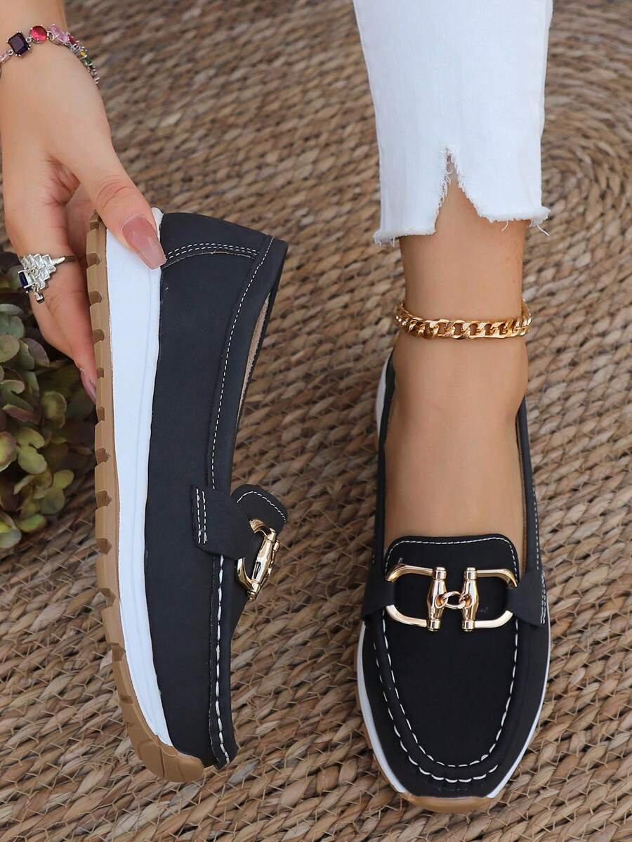 Dorothy | Women's Orthopaedic Cushioned Non Slip Loafers - Navy