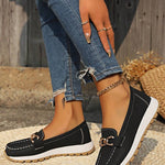 Dorothy | Women's Orthopaedic Cushioned Non Slip Loafers - Black