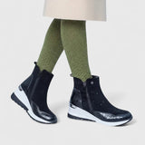 Tabitha | Women's Orthopaedic Wedge Side Zip Ankle Boots