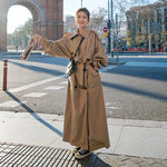 Ivy | Women's Double Breasted Oversized Longline Trench Coat