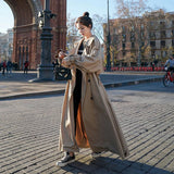 Ivy | Women's Double Breasted Oversized Longline Trench Coat