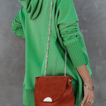 Imelda | Women's Hooded Long Sleeve Oversized Hoodie - Orange