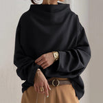 Savannah | Women's Long Sleeve Oversized Relaxed Fit Turtleneck Jumper