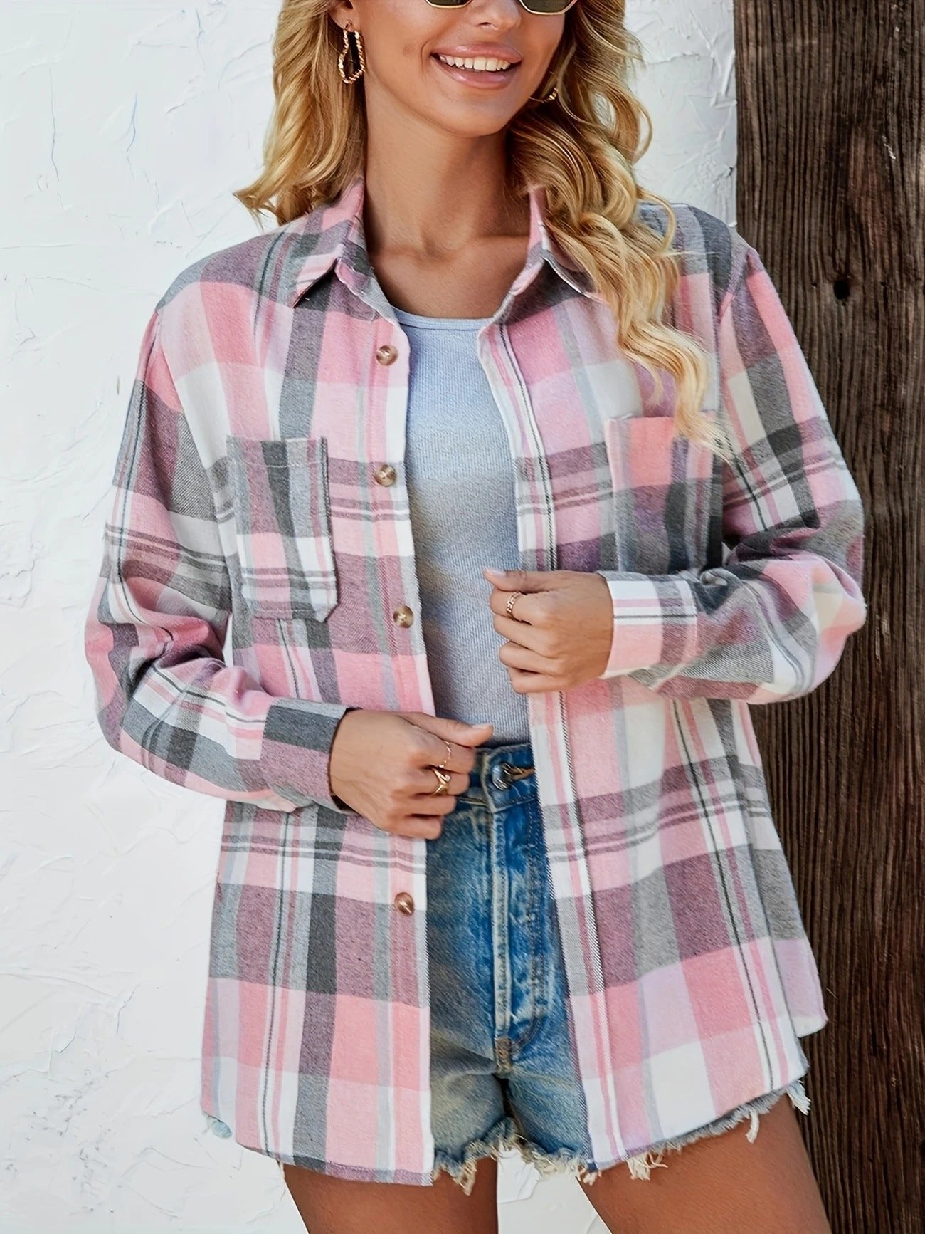 Leah | Women's Long Sleeve Oversized Cardigan