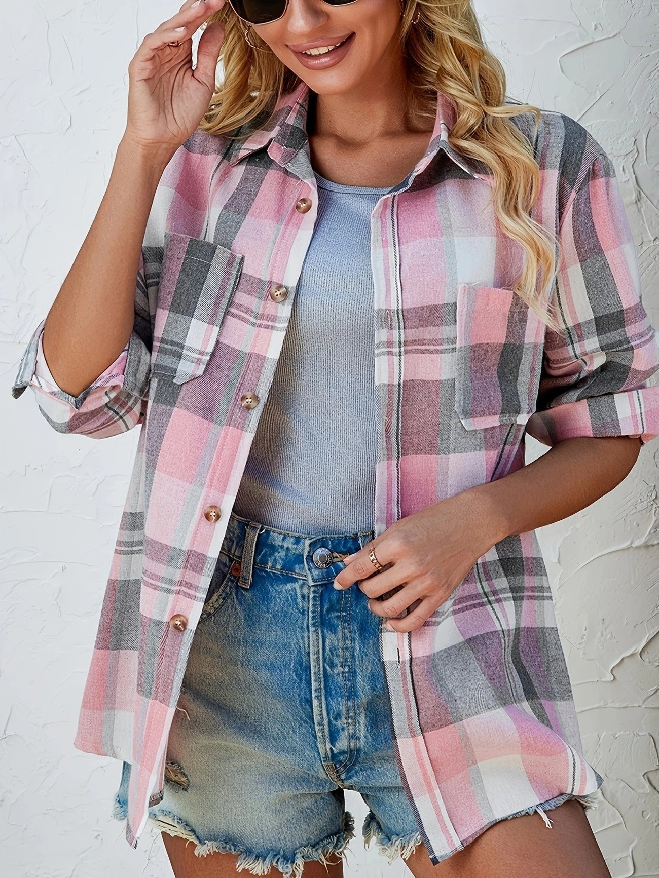 Leah | Women's Long Sleeve Oversized Cardigan