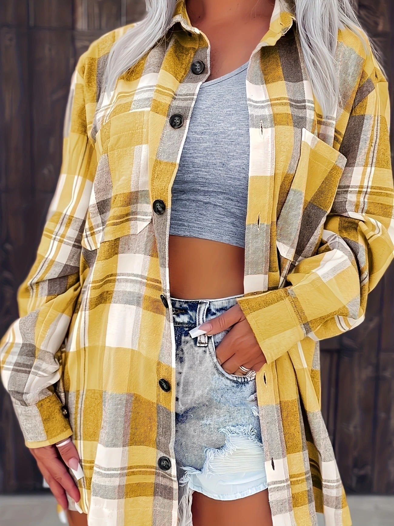 Leah | Women's Long Sleeve Oversized Cardigan