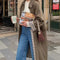 Melissa | Women's Oversized Trench Coat - Khaki