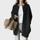 Mabel | Women's Oversized Cardigan - Coffee
