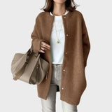 Mabel | Women's Oversized Cardigan - Brown
