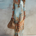 Lucia | Women's Maxi Shirt Dress