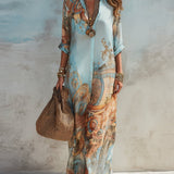 Lucia | Women's Maxi Shirt Dress