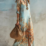 Lucia | Women's Maxi Shirt Dress