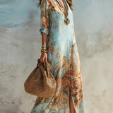 Lucia | Women's Maxi Shirt Dress