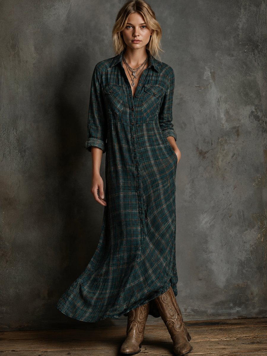 Ashley | Women's Maxi Shirt Dress
