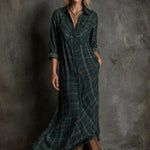 Ashley | Women's Maxi Shirt Dress