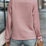 Annette | Women's Long Sleeve Ribbed Stand Collar Jumper