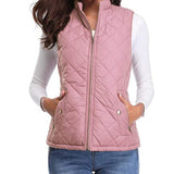 Brooke | Women's Quilted Padded Puffer Jacket - Pink