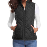 Brooke | Women's Quilted Padded Puffer Jacket - Black