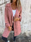 Martha | Women's Oversized Longline Relaxed Fit Coat - Pink