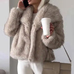 Belinda | Women's Oversized Open Front Relaxed Fit Coat - White