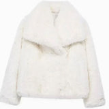 Belinda | Women's Oversized Open Front Relaxed Fit Coat - Cream