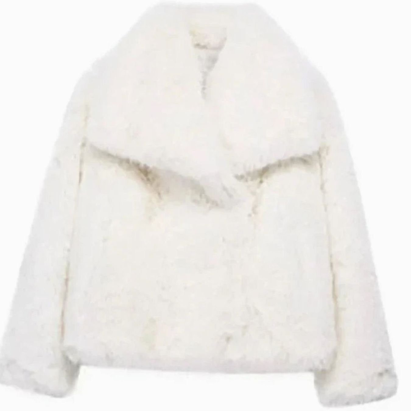 Belinda | Women's Oversized Open Front Relaxed Fit Coat - Cream