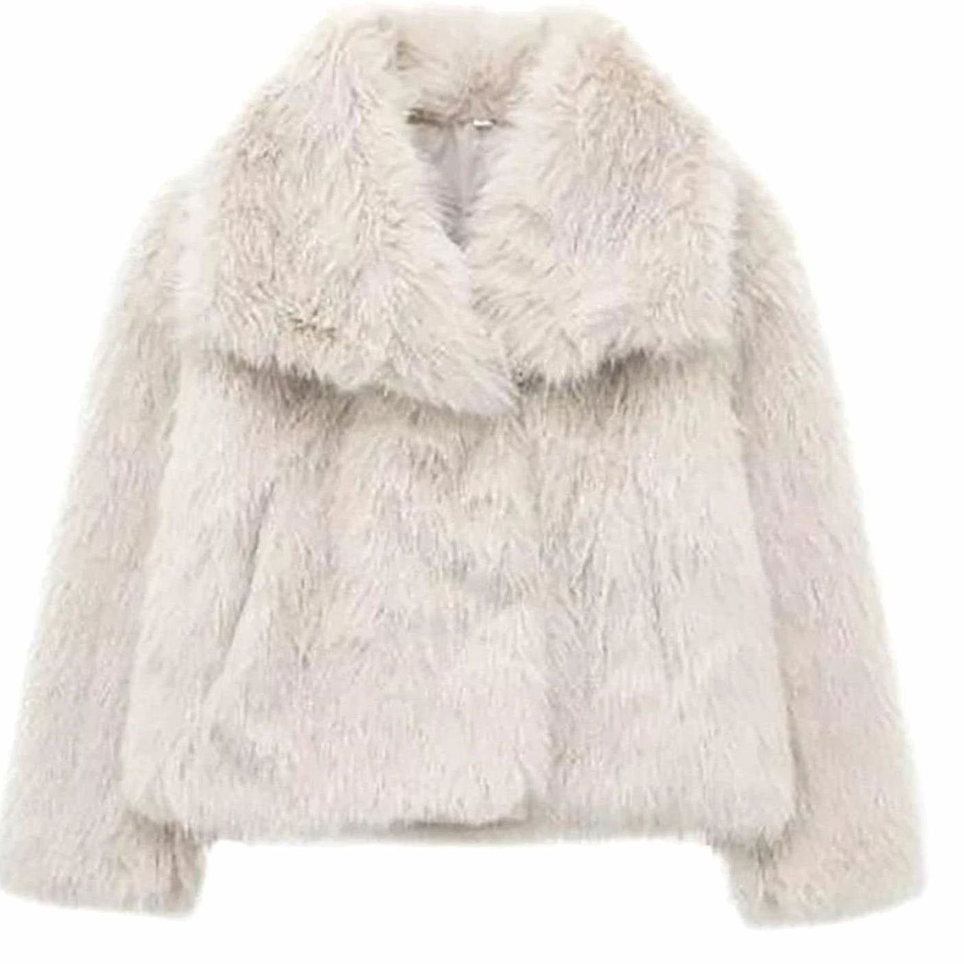 Belinda | Women's Oversized Open Front Relaxed Fit Coat - Beige