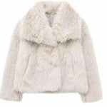 Belinda | Women's Oversized Open Front Relaxed Fit Coat - Beige