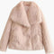 Belinda | Women's Oversized Open Front Relaxed Fit Coat - Pink