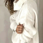 Vanessa | Women's Ribbed Cowl Neck Jumper