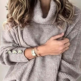 Vanessa | Women's Ribbed Cowl Neck Jumper