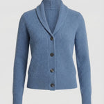 Adeline | Women's Button Front Ribbed Lapel Collar Cardigan