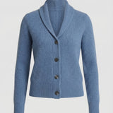 Adeline | Women's Button Front Ribbed Lapel Collar Cardigan