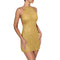 Virginia | Women's Sequin Mini Cocktail Dress - Gold