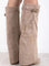 Whitney | Women's Suede Look Buckle Pointed Toe Boots - Brown Suede