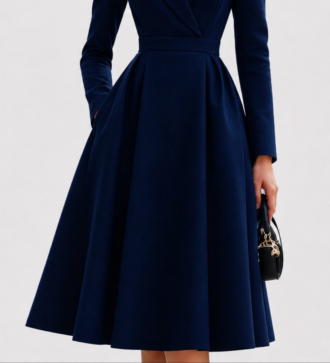 Annie | Women's Long Sleeve Tailored Coat