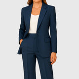 Erin | Women's Tailored Blazer - Navy