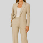Erin | Women's Tailored Blazer - Beige