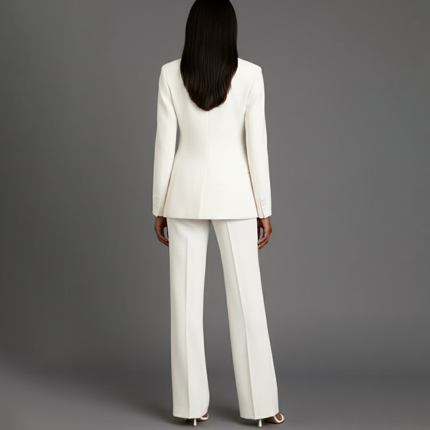 Wren | Women's Tailored Blazer - White