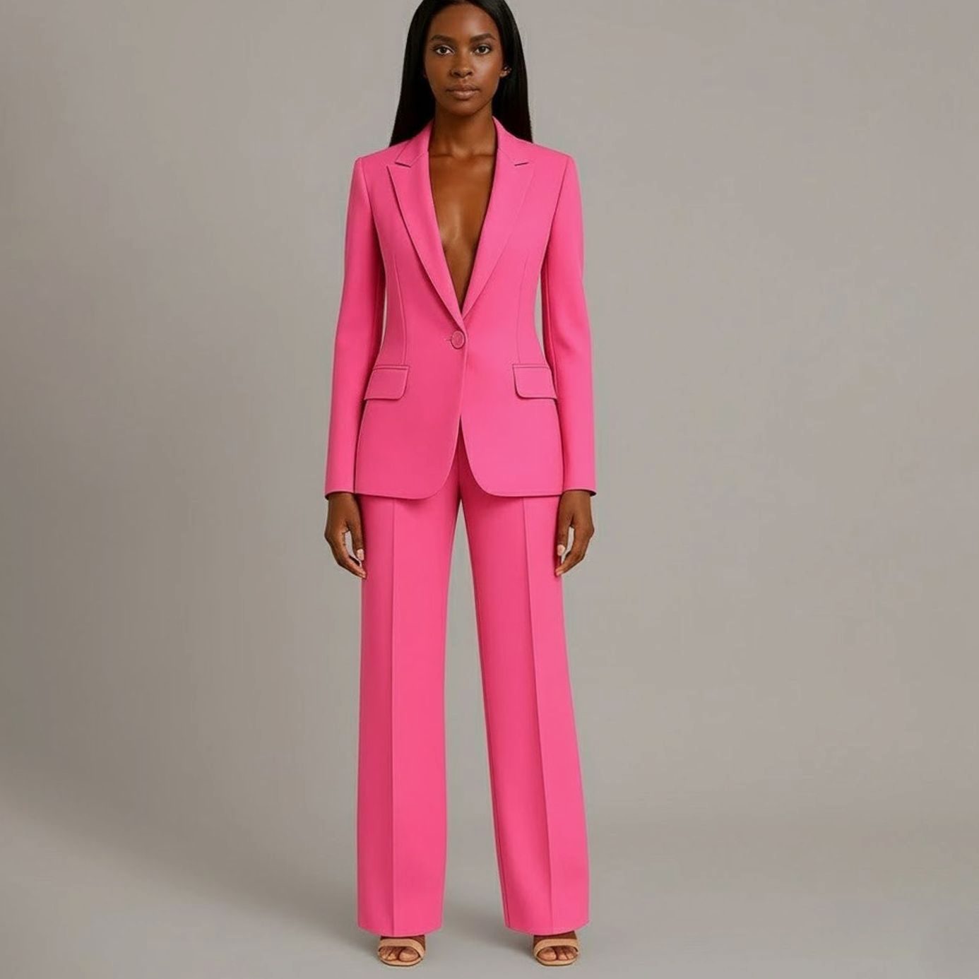 Wren | Women's Tailored Blazer - Pink