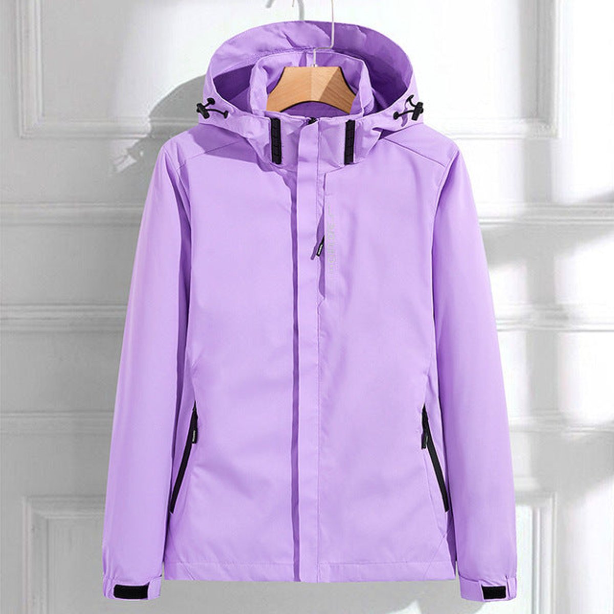 Sabrina | Women's Hooded Waterproof Rain Jacket - Lilac