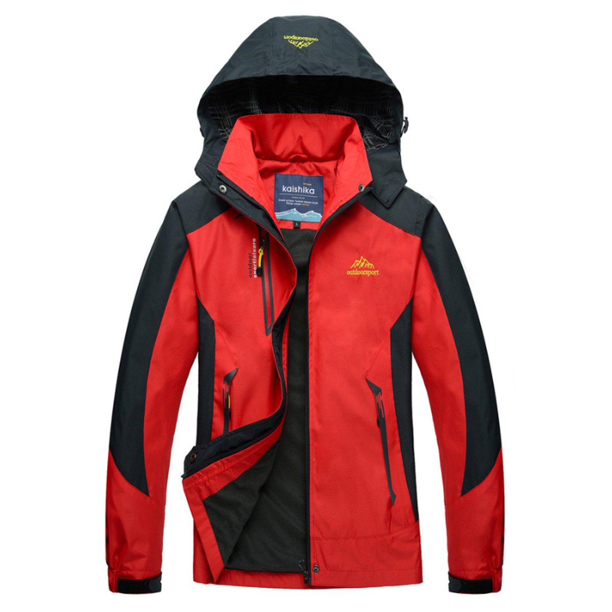 Elsie | Women's Quilted Hooded Waterproof Puffer Jacket - Red